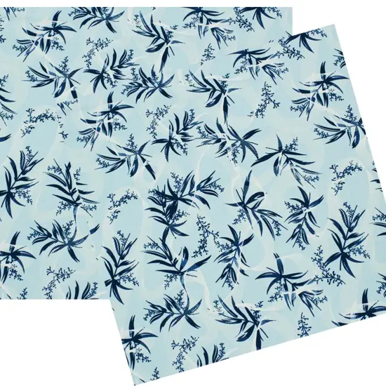 Lavender Bunches In The Wind Printed Spandex Fabric {5}