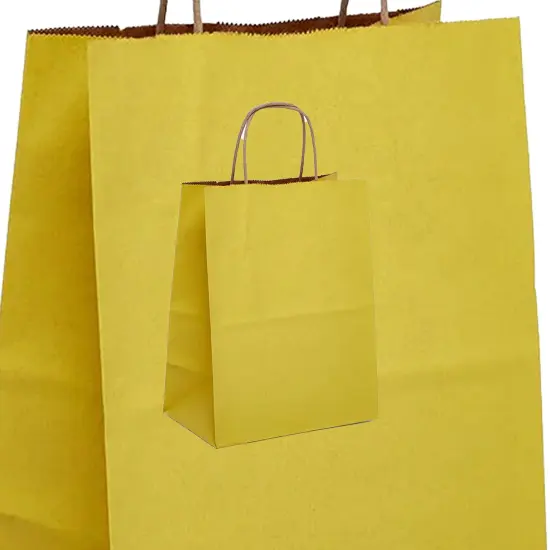 Reliable Kraft Tinted Shopping Bag 8" x 5" x 10.25" {2}