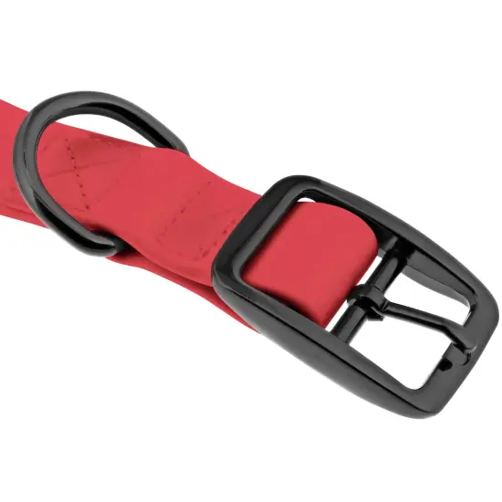 MiMu Large Silicone Dog Collar - Pink 30in Stylish Dog Collar with Prong Buckle {4}