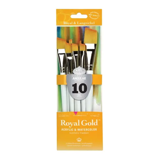 RSET-GTA | Royal Gold&trade; 10pc Angular Brush Set {1}