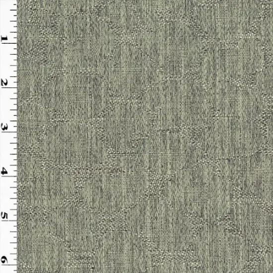Smoke Gray Textured Jacquard Home Decorating Fabric By the Yard {1}
