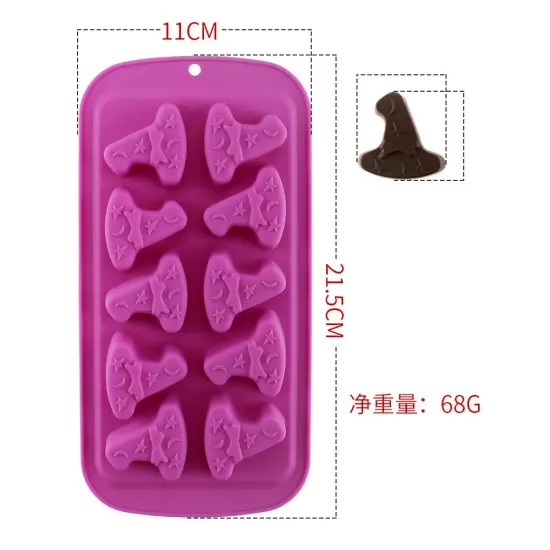 Chocolate Silicone Mold- Witch Hats {2}