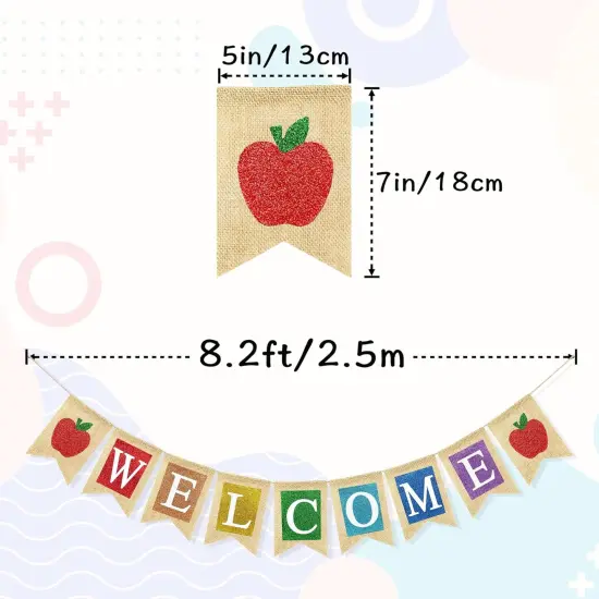 Welcome Banner for Back to School Decorations {2}