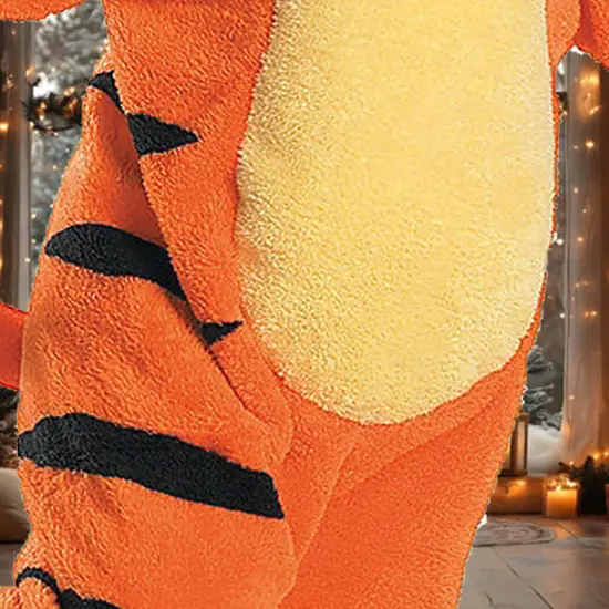 Toddler Tigger Plush Jumpsuit Costume with Hood for Halloween Parties Toddler (12 - 18M) {3}