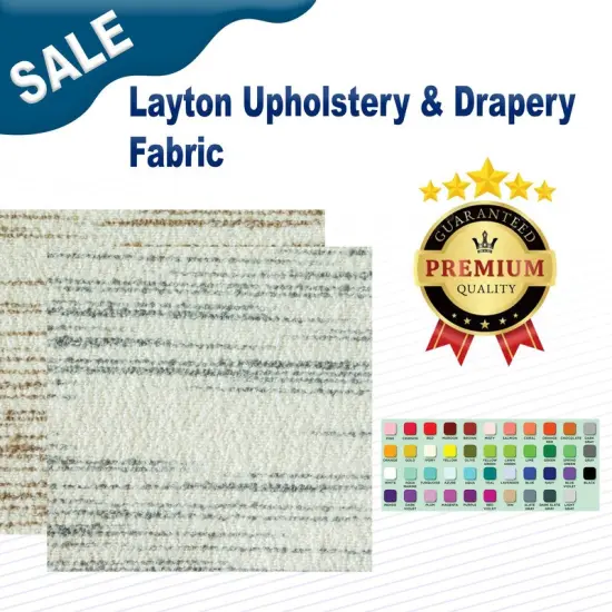 Layton Upholstery & Drapery Fabric Onyx {2}