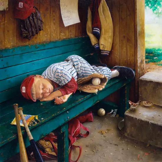 Sunsout Seventh Inning Stretch 500 pc Jigsaw Puzzle 38120 {1}