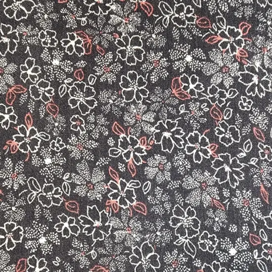 1 Yard Polar Night Rayon Crinkle Fabric 100% Rayon Lightweight Woven Crepon, 50/52" Wide {2}