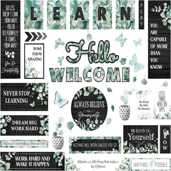 50PCS Modern Farmhouse Bulletin Board Decor {1}