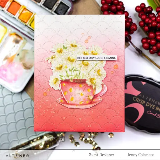 Paint-A-Flower: Chamomile Outline Stamp Set {6}