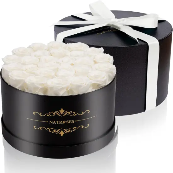 27 Piece Forever Preserved Roses in a Box Flowers Roses Gifts {4}