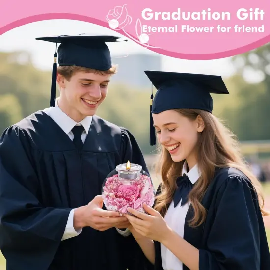 Preserved Flower in Glass Dome with Scented {2}