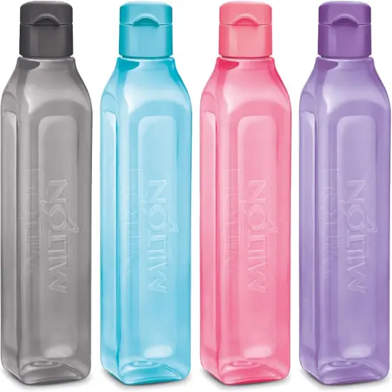 Sports Water Bottle Square Juice Box 4 Set {1}