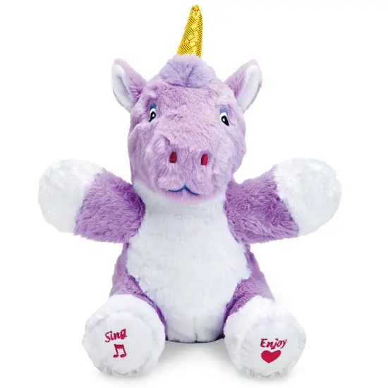 Collections Etc Clapping and Singing Musical Plush Unicorn {1}