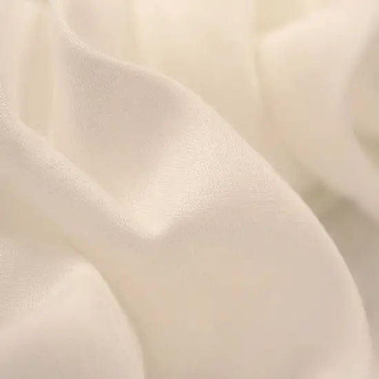 1 Yard Rayon Challis PFP White Woven Fabric, 56/57&Prime; Wide 100% Rayon {2}