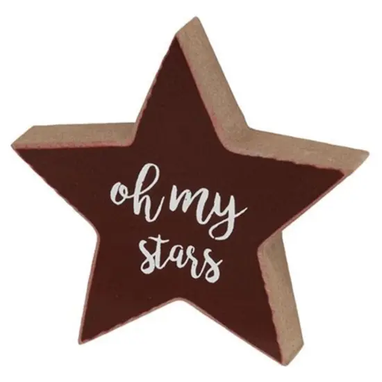 3/Set Patriotic Wood Blocks Americana Decor for Shelf or Tabletop {3}