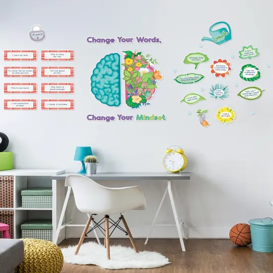 47 pc Bloom With a Growth Mindset Bulletin Board Set {5}