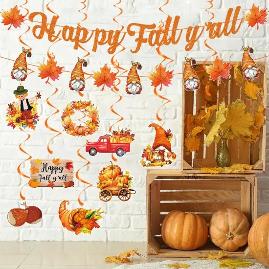 Happy Fall Y'all Decorations {5}