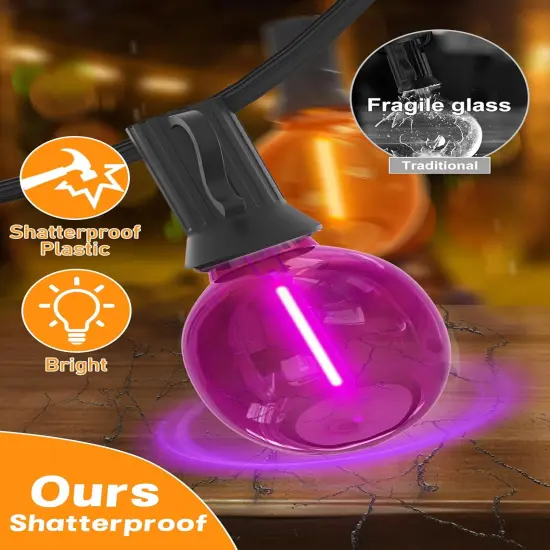 25FT G40 LED Outdoor Halloween String Lights {5}