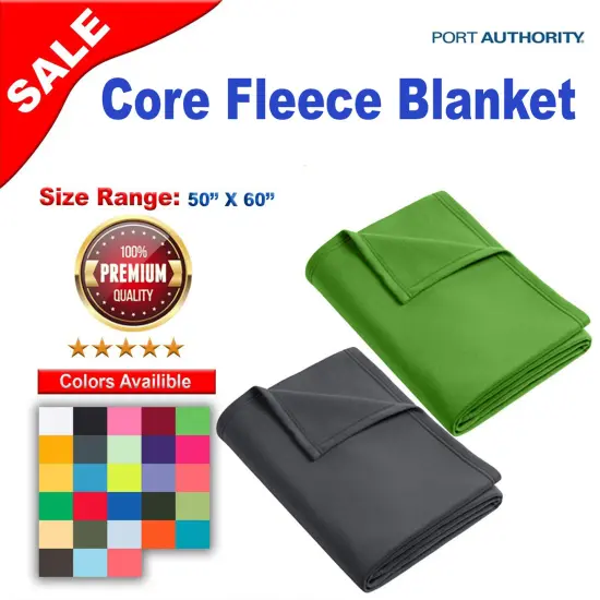 Port Authority&reg; Core Fleece Blanket {2}