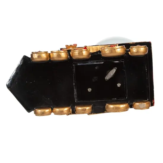 Kurt Adler 120MM Musical Santa Driving Train Water Globe {6}