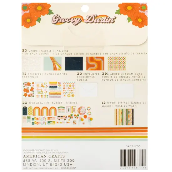 Jen Hadfield Groovy Darlin' Card Making Set-Makes 20 {2}
