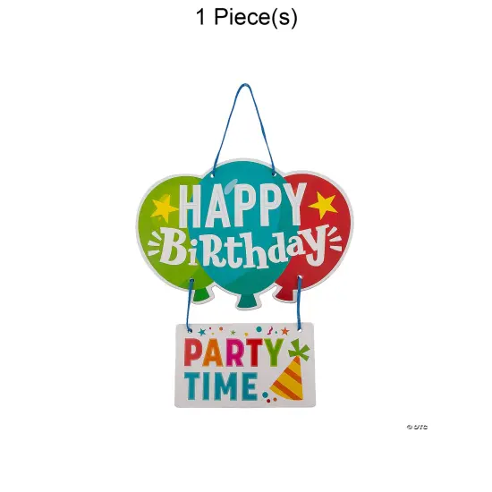 Happy Birthday Door Sign {1}