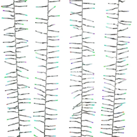 Kurt Adler 480-Light 15.7-Foot RGB LED Connectable Cluster Garland {1}