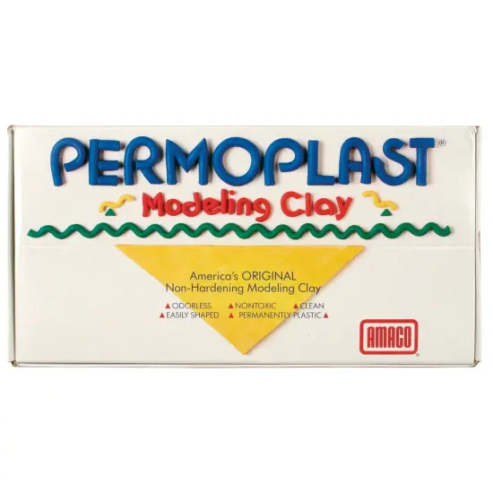 Permoplast Modeling Clay, Green, 1 lb. {1}