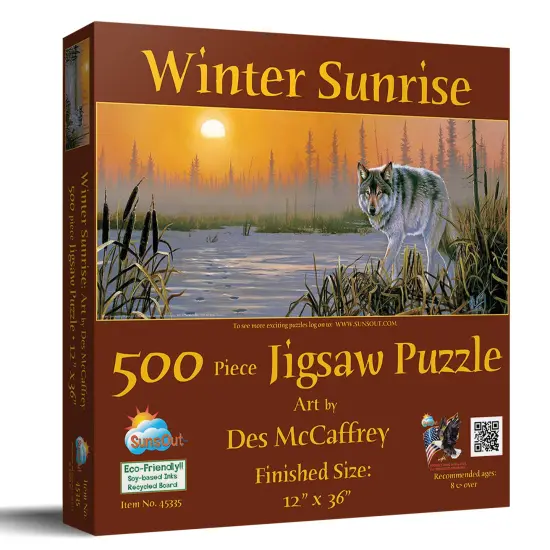 Sunsout Winter Sunrise 500 pc Jigsaw Puzzle 45335 {3}