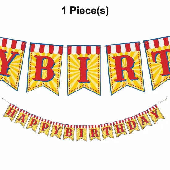 Carnival Happy Birthday Garland {1}