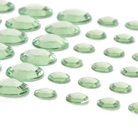 CousinDIY Adhesive Rhinestones 60/Pkg-Green {5}
