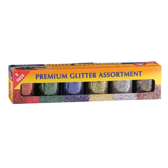Glitter Assortment, 3/4 oz., Pack of 6 {1}