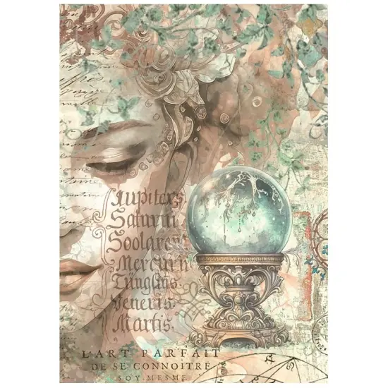 Stamperia Assorted Rice Paper Backgrounds A6 8/Sheets-Fortune {3}