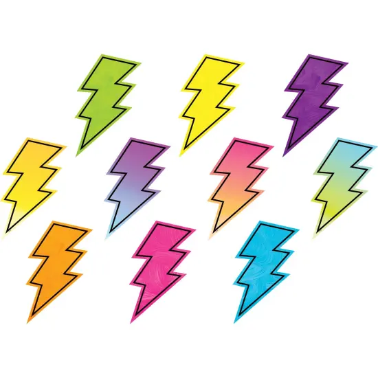 Brights 4Ever Lightning Bolts Accents, Pack of 30 {1}
