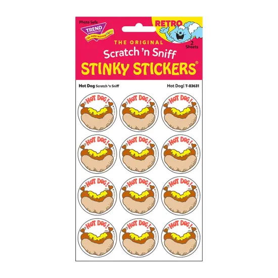 Stinky Stickers Hot Dog Scent 24ct {2}