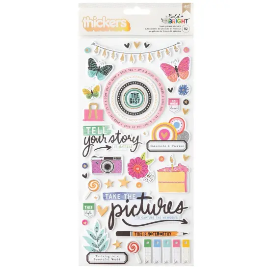Vicki Boutin Bold And Bright Thickers-Phrases {1}