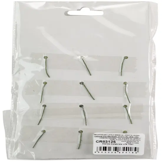 Little Birdie Marisa Paper Flowers 12/pkg-Celebrate Life {3}