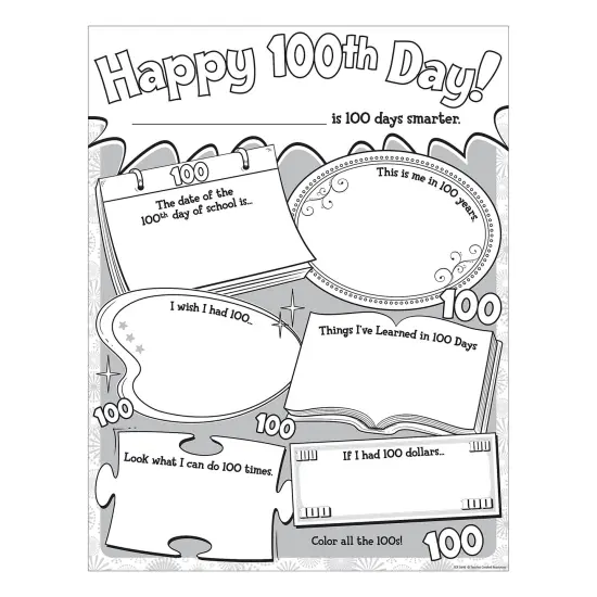 Happy 100th Day Poster Pack, Pack of 32 {1}