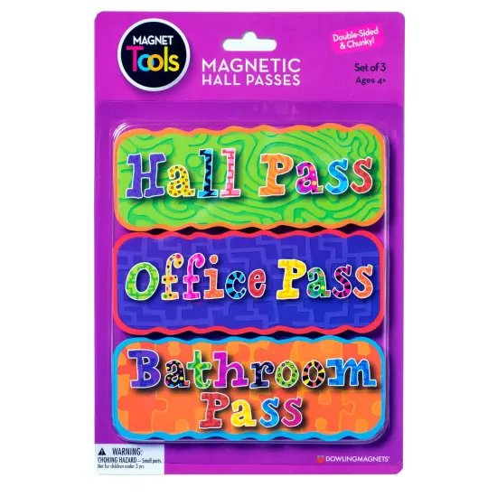 Magnetic Hall Pass, Set of 3 {1}