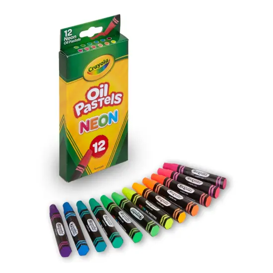 Oil Pastels, Neon, Pack of 12 {1}