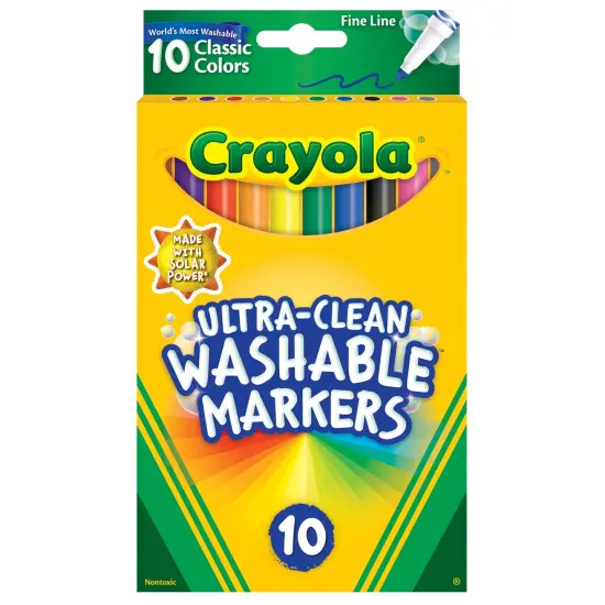 Ultra-Clean Markers, Fine Line, Classic Colors, Pack of 10 {1}
