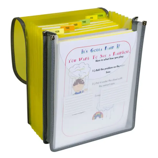 7-Pocket Vertical Backpack File, Letter Size {1}
