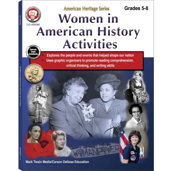 Women in American History Activities Workbook, Grades 5-8 {1}