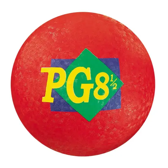 Playground Ball, 8 1/2" Diameter, Red {1}