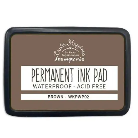 Create Happiness Permanent Ink pad-Brown {1}