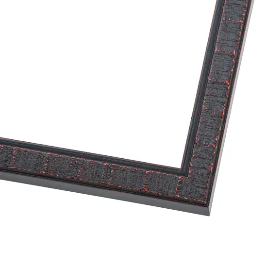 Textured Brown Picture Frame - UV Acrylic, Foam Board Backing, Hanging Hardware {2}