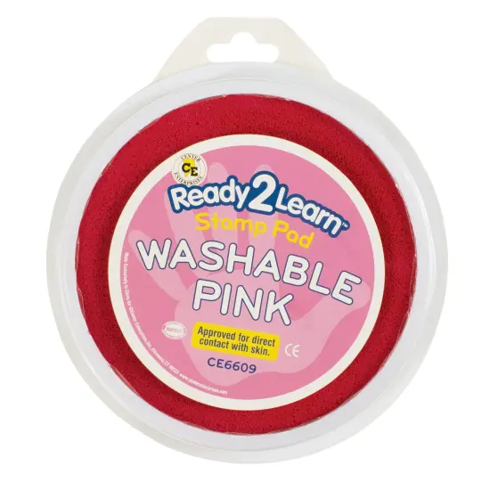 Jumbo Circular Washable Stamp Pad - Pink - 5.75" dia. {1}
