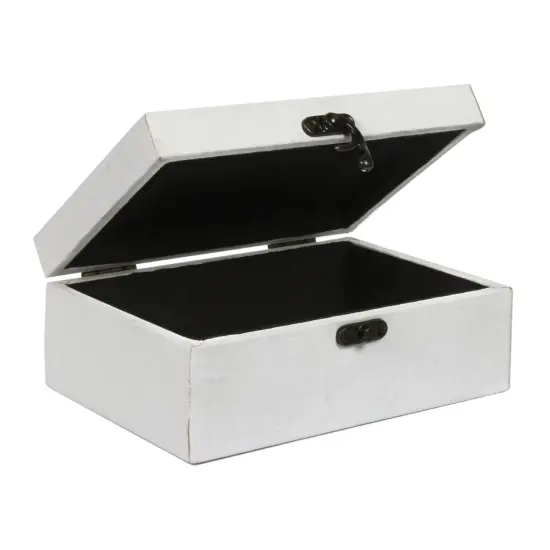 Little Birdie Customizable Canvas & MDF Box With Latch 1/Pkg-7"X5"X2.75" {2}