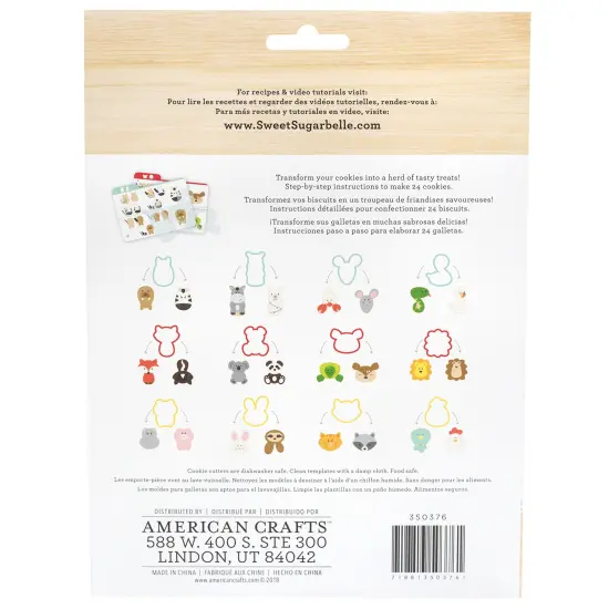 Sweet Sugarbelle Cookie Cutter Animal Shape Shifters Set 1 Pcs 350376 by AC {3}