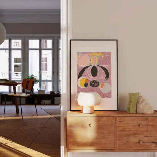 Haus and Hues Aluminum Glass and Matted Picture Frame Black {5}